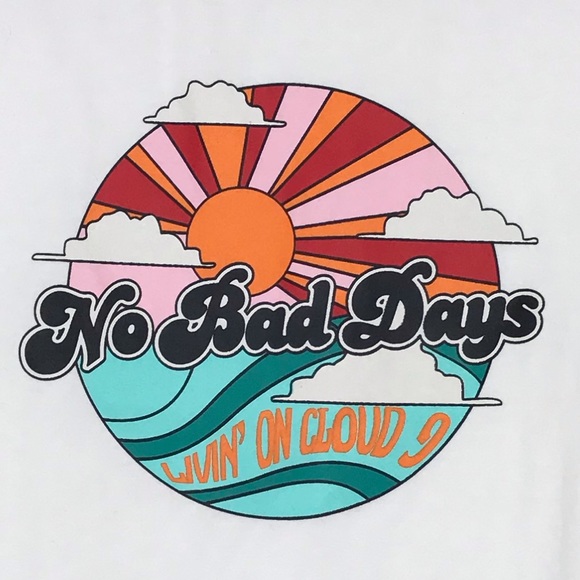 SHEIN Tops - SHEIN No Bad Days Retro T- Shirt